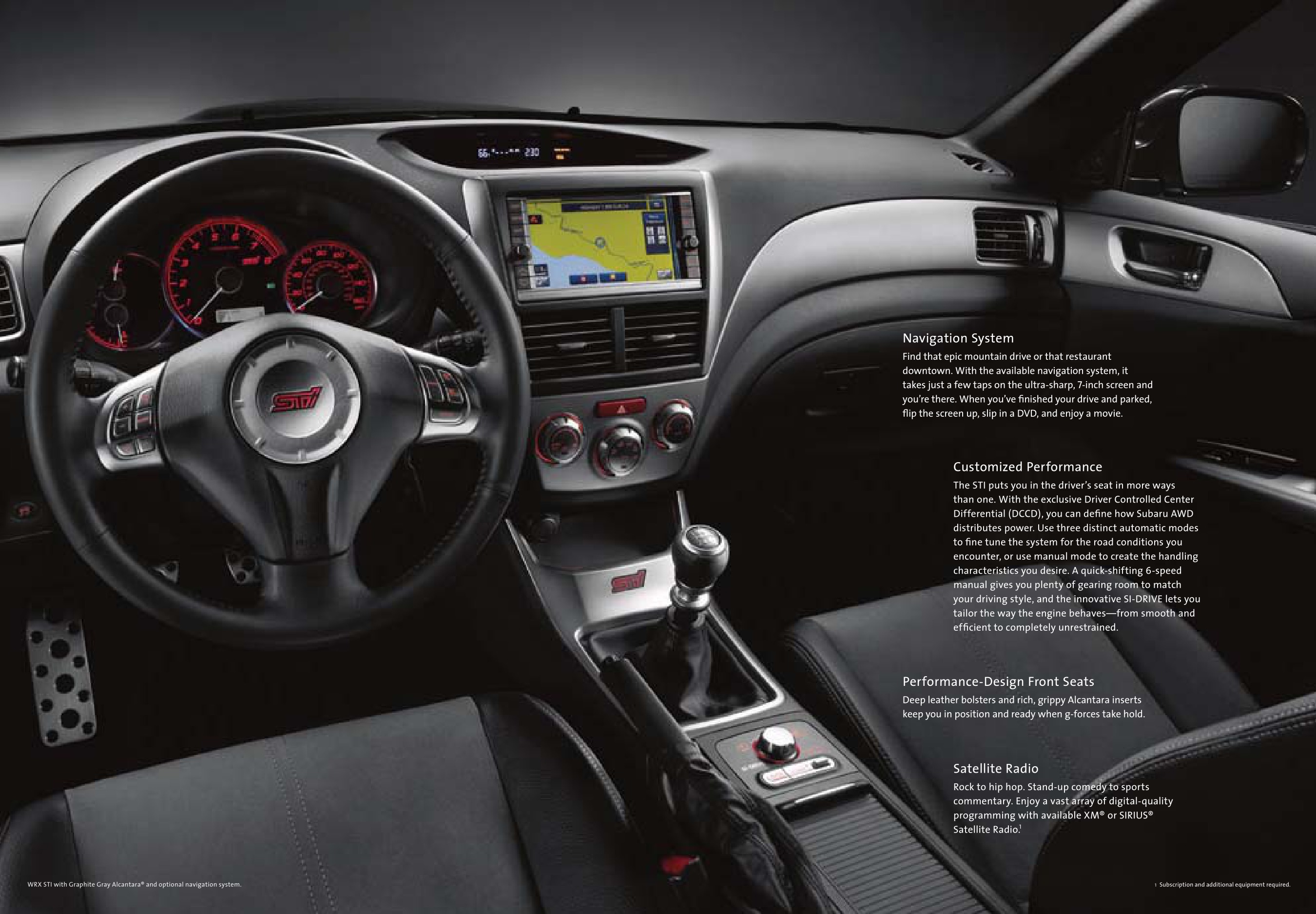 2009 Subaru Impreza WRX Brochure Page 3